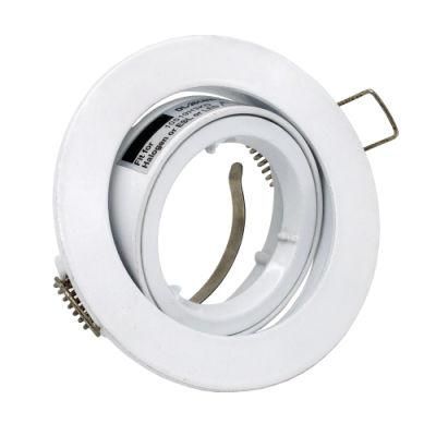 White Round MR16 GU10 LED Lighting Recessed Spot Light Frame (LT1300)