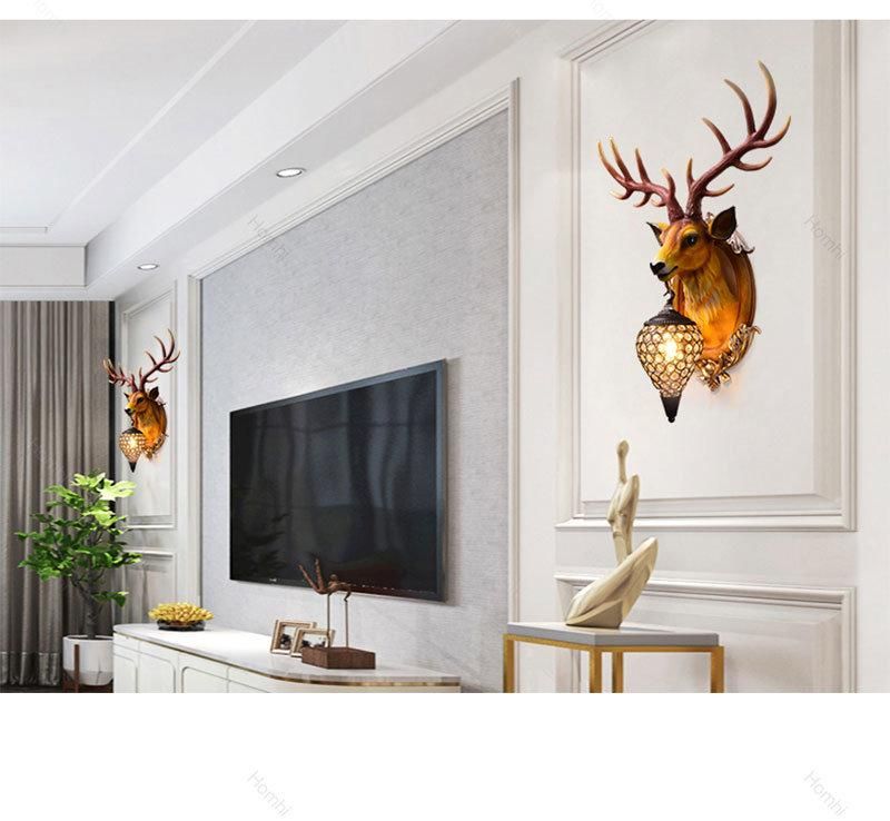 Antlers Indoor LED Wall Light LED Decoration for Wall Rustic Interior Lighting (WH-VR-64)