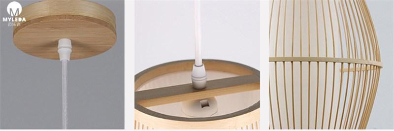 Indoor Lighting Pendant Lamp with Bamboo for Restaurant Decoration