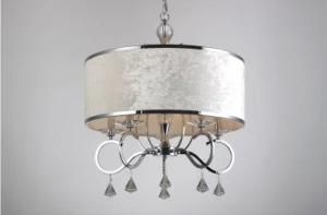 Modern Luxury Stylish 5 Light Chandelier with Lint Shade