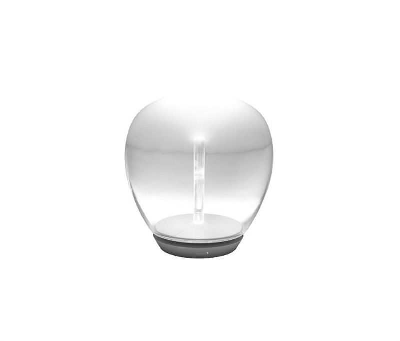 2022 Modern Clear Glass LED Table Lamp Art Bar Desk Lamp Living Room Home Decor Bedside Table Light Portable