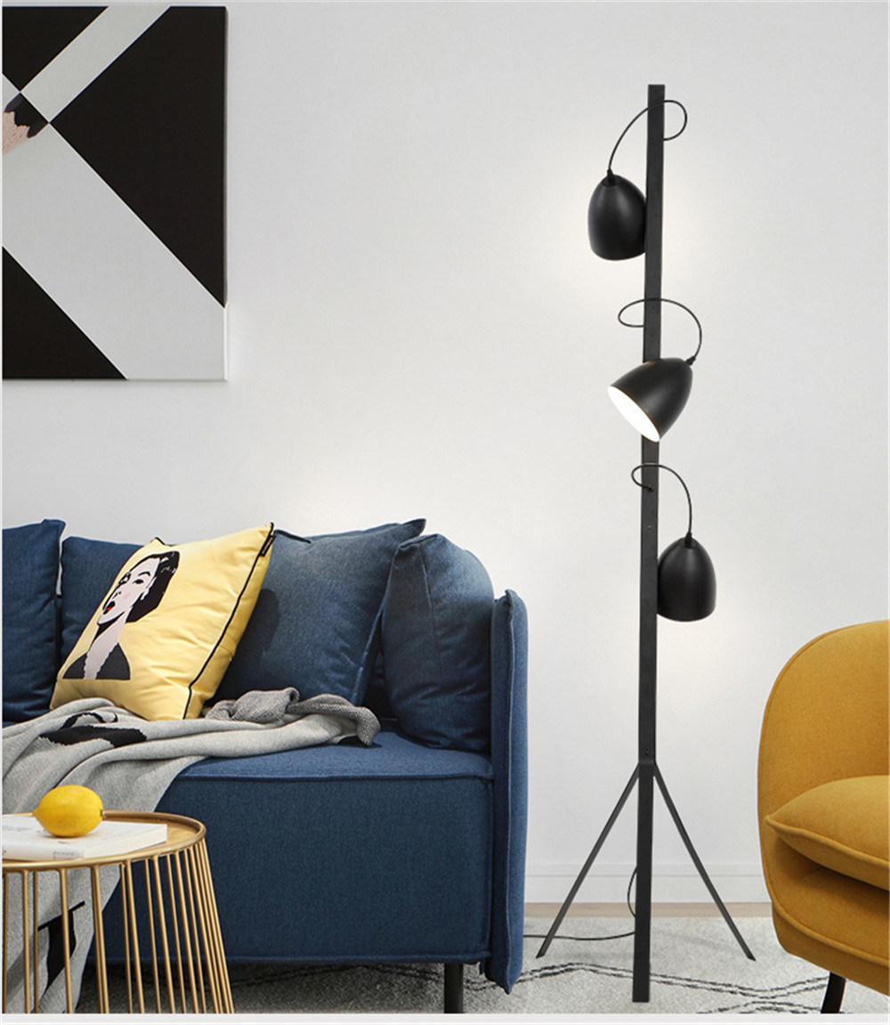 Modern Designer Floor Lamp Simple Iron Art Free Standing LED Floor Lamp for Living Room Study Bedroom