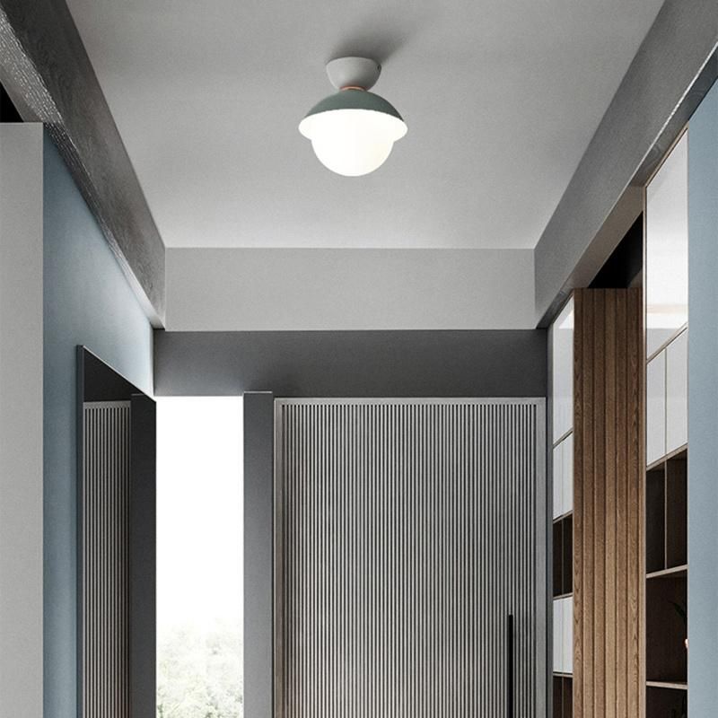 Macaron Corridor Light Balcony Light Iron Hallway Ceiling Lamp Dressingroom Light