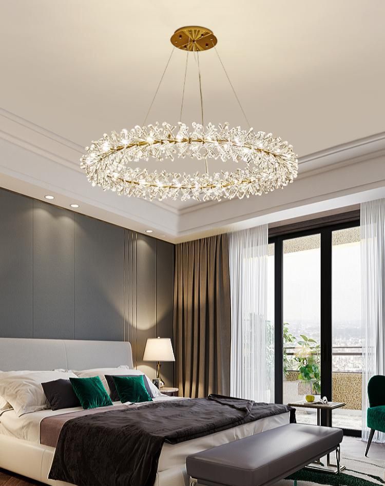 Post Modern Ice Chandelier with Crystal Shape, Fit for Bar, Restaurant, Living Room, Hotel