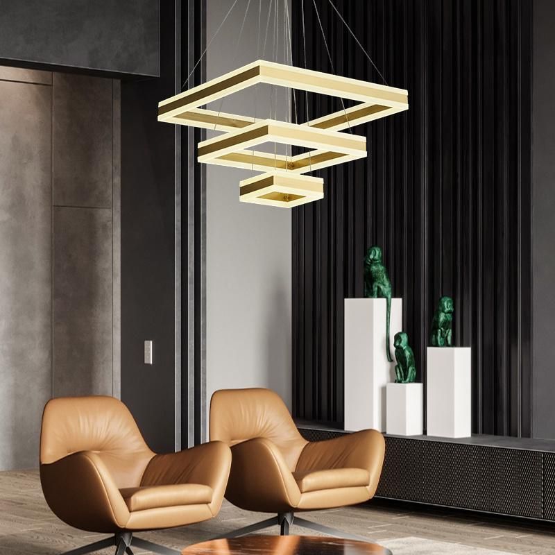 Aluminium /Acrylic / LED Modern Decorative Pendant/Chandelier /Hangong Light /Lamp for Hotel /Home