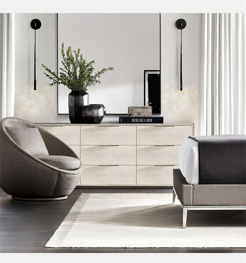 Minimalist Gold Mteal LED Wall Lamp Creative Parlor Bedroom Wall Lamp (WH-OR-48)