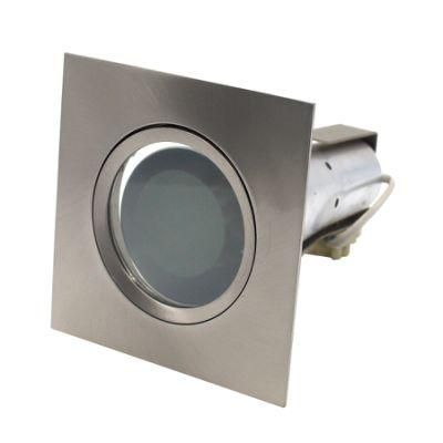 Square Fixed LED Halogen Lamp Recessed Light Fixture