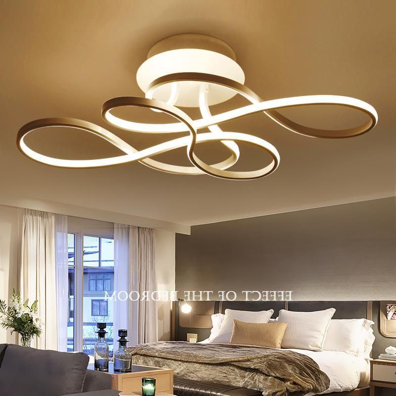 Modern LED Ceiling Chandelier Lights LED Lamp for Bedroom Sitting Room Wh-Ma-86