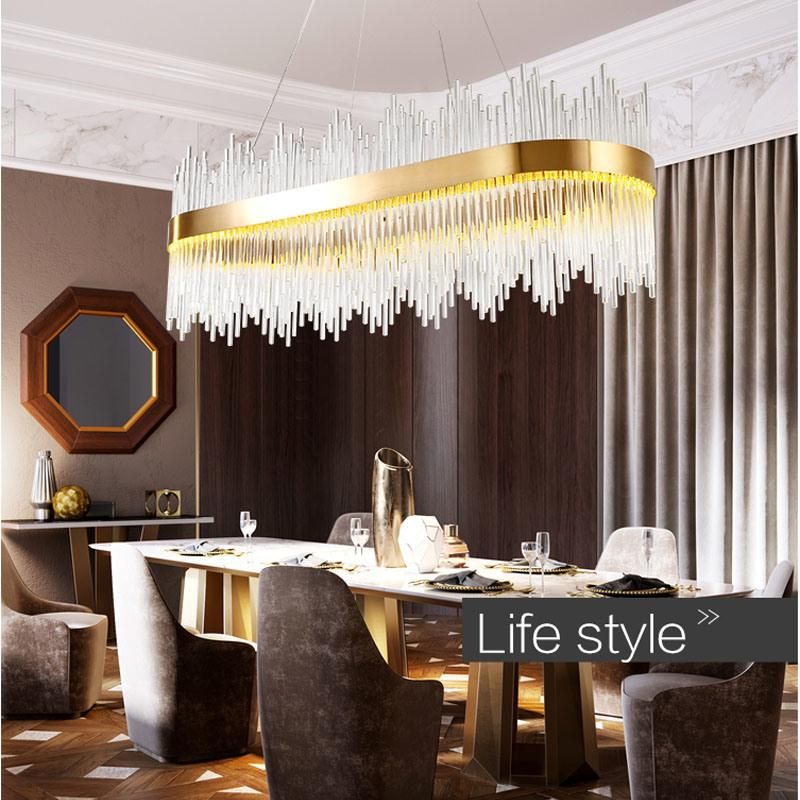 Modern Restaurant Bedroom Living Room Hotel Crystal Decoration Chandelier Pendant Lighting