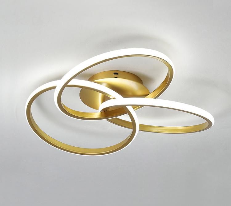 Modern Round Simple Rotating LED Ceiling Light