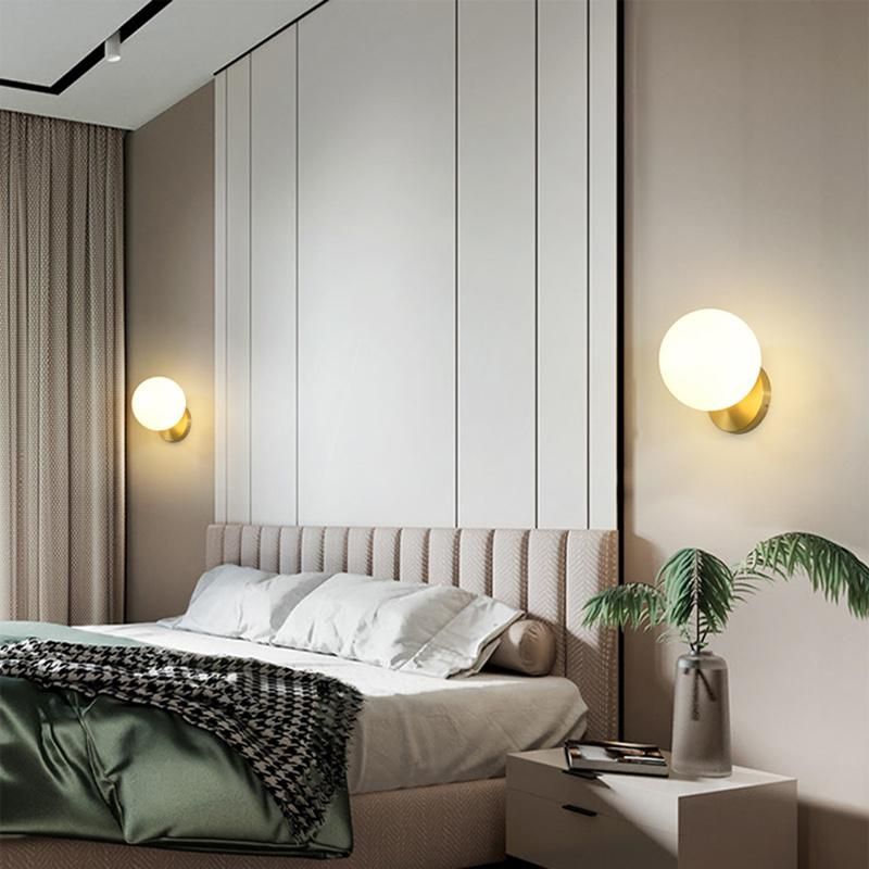 Nordic Wall Lamp Post Modern Bedroom Bedside Lamp Living Room Lamp
