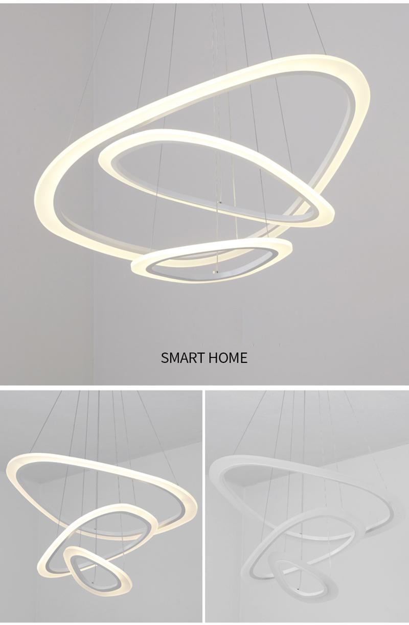 Modern Simple LED Bedroom Living Room Pendant Lighting