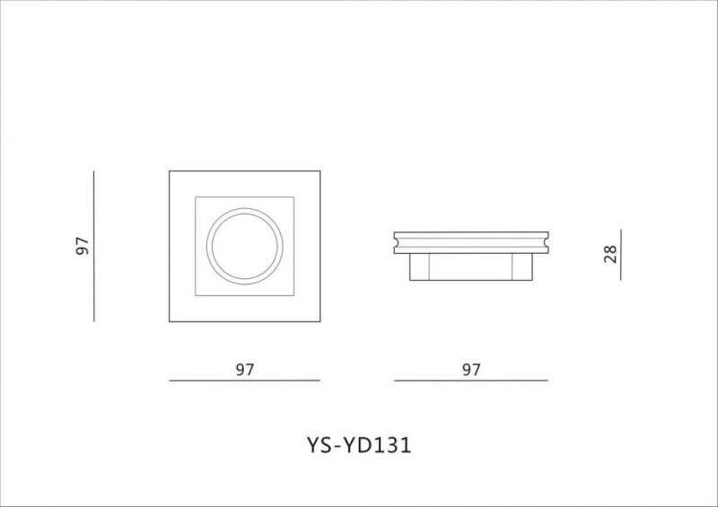 Factory Directe Sale Gypsum Lighting Fixture (131)