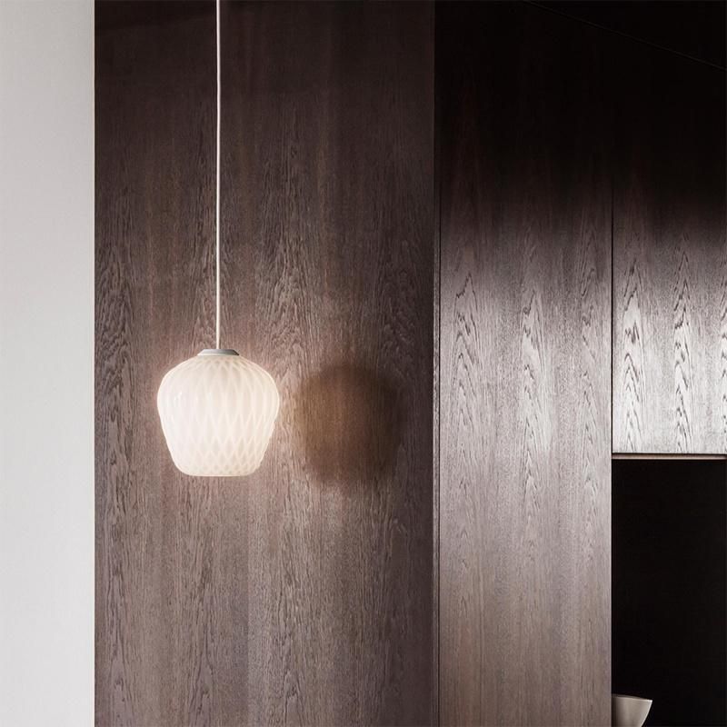 Glass Modern Lamp Round Glass Balls Pendant Light for Living Room Bedroom Hanging Lamp Pendant Light