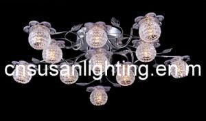 Modern LED Crystal Ceiling Light (MX8217/10+1)