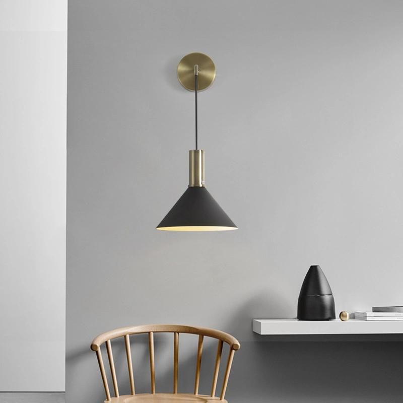 Nordic Bedroom Bedside Lamp Wall Lamp Post Modern Living Room Wall Lamp