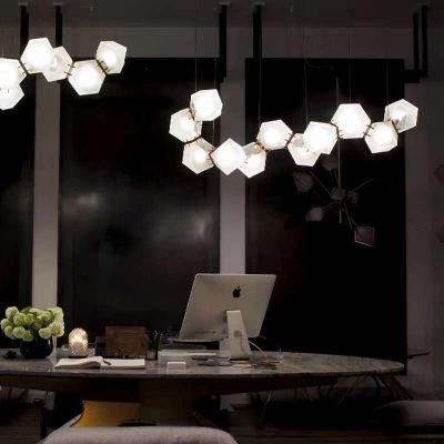Creative Splicing Design Style Chandelier Hotel Lobby Exhibition Pendant Lamp