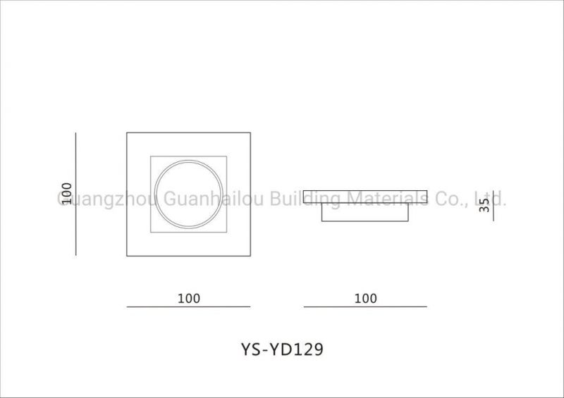 Factory Directly Sell Gypsum Ceiling Light/ LED Light (129)