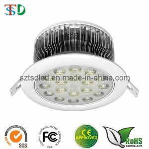 CE Approved Fins Housing 18W Dimmable LED Recessed Light