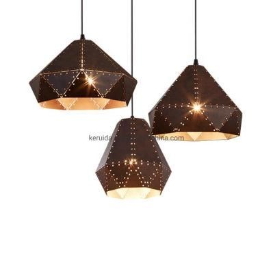 Modern Simple Multilateral Macaron Pendant Lamp Restaurant Chandelier