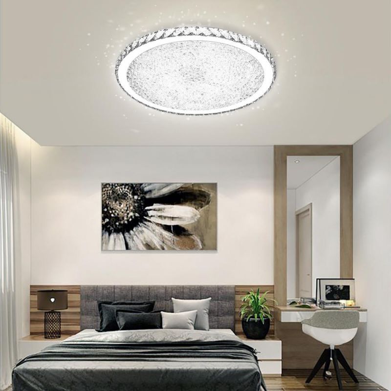 Modern Crystal Ceiling Lamp Round Modern Living Room Decoration Kitchen Chandelier (WH-CA-61)