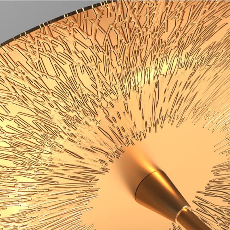 Restaurant Creative Chandelier All Copper Crystal Chandelier Pendant Light Lamp