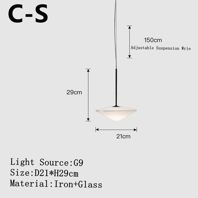 Modern Frosted Glass Pendant Lamp LED Lights for Restaurant Apartment Creative Style Design Pendant Lamp (WH-AP-152)