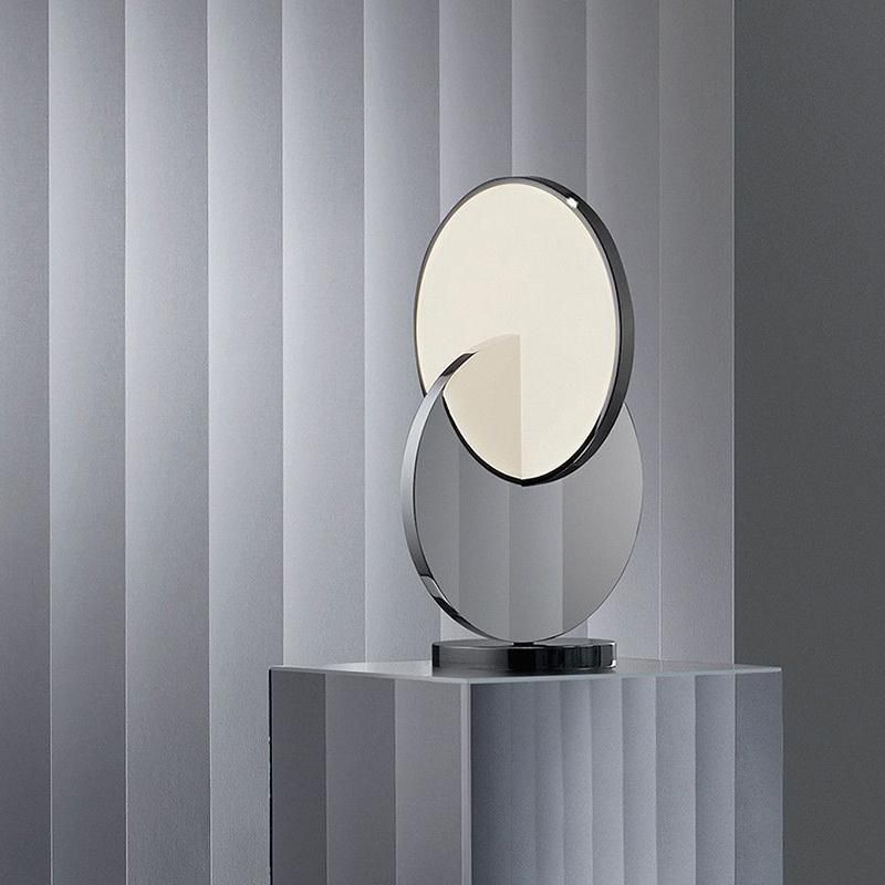Disc Shade Creative Design Table Lamp Reading Light Nightstand Lamp