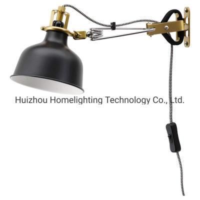 Jlw-443 Adjustable Head Clamp Lamp Wall Mount Light