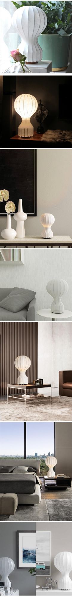 Modern Art Silk Table Lamps Fabric Lampshade White Bedroom Bedside Lamp Stand for Study Living Room Indoor Lighting