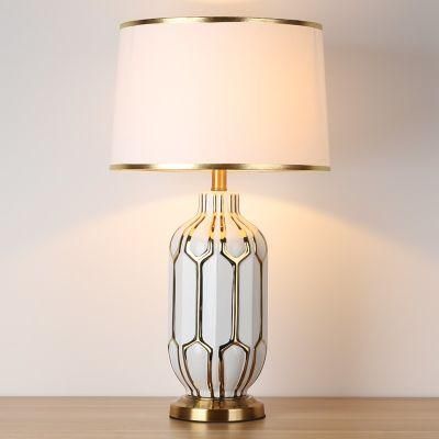 Chinese Classic Retro Modern Ceramic Table Lamp Desk Light LED Reading Light