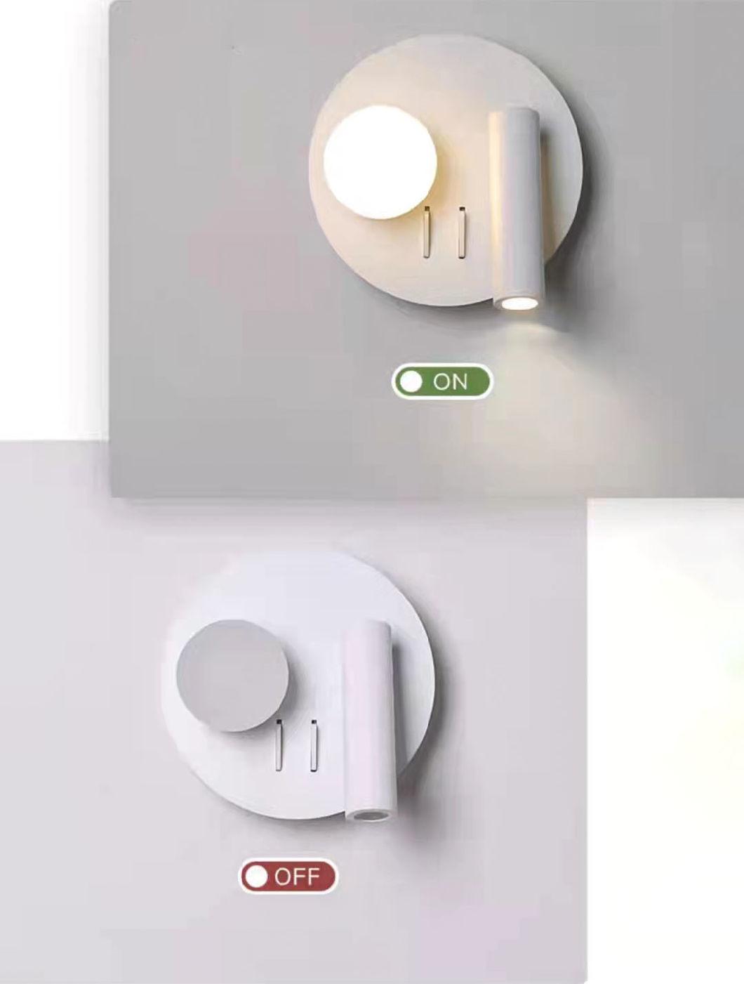 White Downlight Wall Light Design Modern Simple LED Wall Light for Studyroom, Livingroom
