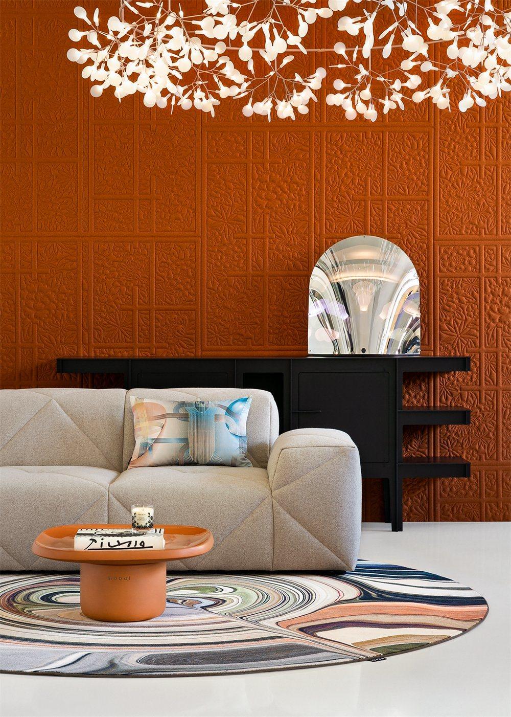 New Design Indoor Living Room Dreamlike Colorful Mirro Lamp