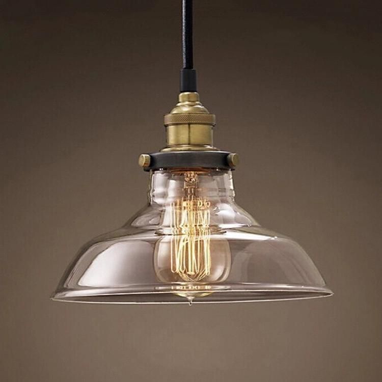 Indoor Simple Glass Chandelier Pendant Lamp Lighting for Room Decoration