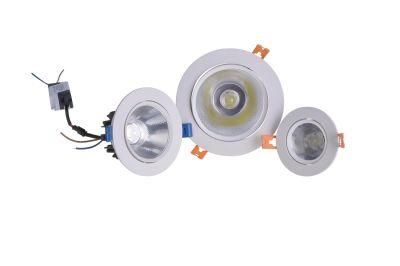 IP44 Safe Hotel Home Restaurant Isolated Driver Recessed Ceiling Anti-Glare 3-in-1 Color 20W LED COB Spotlight Panel Light Downlight