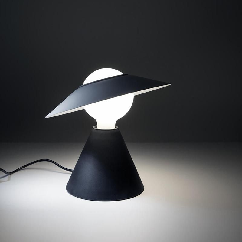 The Fisherman Hat Shape Cute Small Table Desk Lamp for Hotel Villa Apartment Home Rooms Decoration