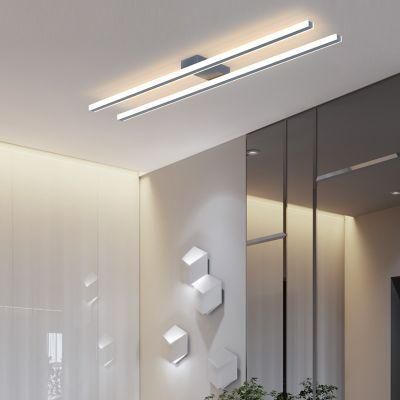 Double Line Ceiling Light Simple Corridor Lamp Dressingroom Lamp Hallway Light