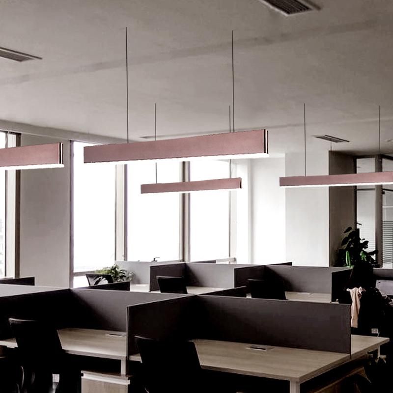 Hotel Project Rectangular LED Chandelier Pendant Light