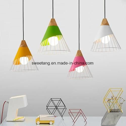 Aluminum Pendant Lamp Black Color E27 Indoor Decoration Light