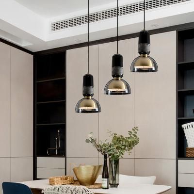 Restaurant Chandelier Modern Light Luxury Natural Marble Glass Home Bedroom Bedside Lamp