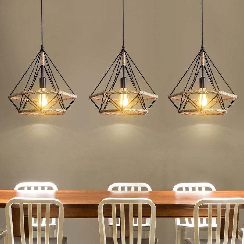 Loft Rope Tuscan Pendant Lighting for Indoor Home Lighting Fixtures (WH-VP-28)