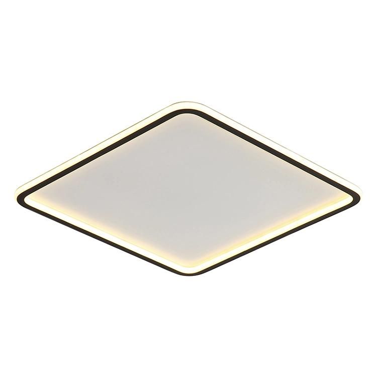 New Modern Minimalist Gold Square Mounted with LED Lights Modern Light Bar