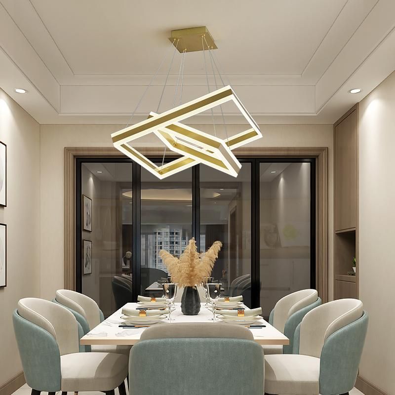 Aluminium /Acrylic / LED Modern Decorative Pendant/Chandelier /Hangong Light /Lamp for Hotel /Home