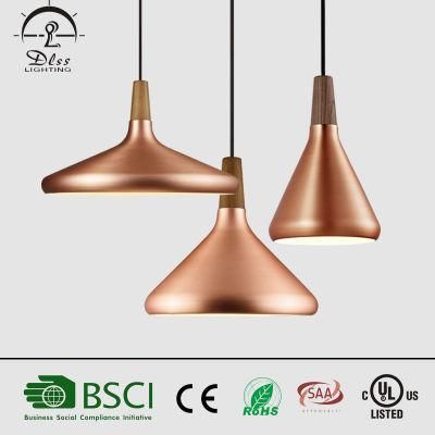 Wholesale Italy Modern Wood and Aluminum Hanging Lamps in Guzhen