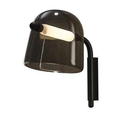 Creative Hotel Corridor Study Living Room Light Modern Simple Glass Bedroom Bedside Wall Lamp