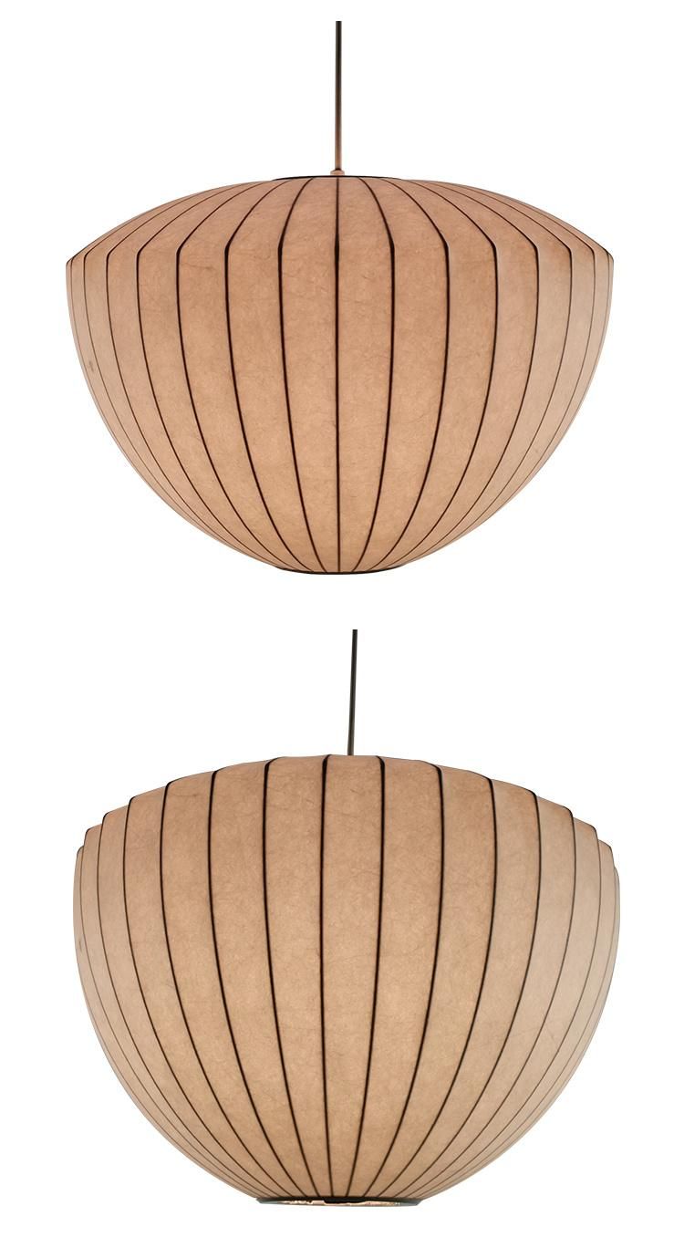Unique Product Modern Nordic Chandelier Installation Living Room Ceiling Silk Cocoon Pendant Lamp