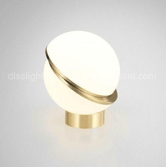 Modern Aryclic Ball Table Lighting Drawing Room Decorating Desk Lamp