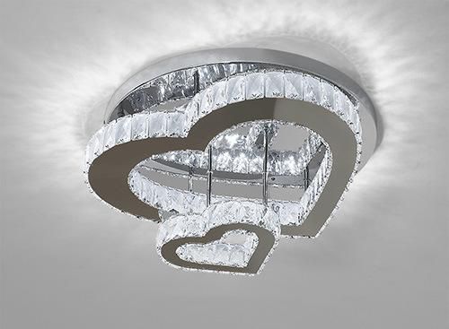 Modern Simple K9 Crystal Ceiling Lamp Bedroom Decorative Lighting