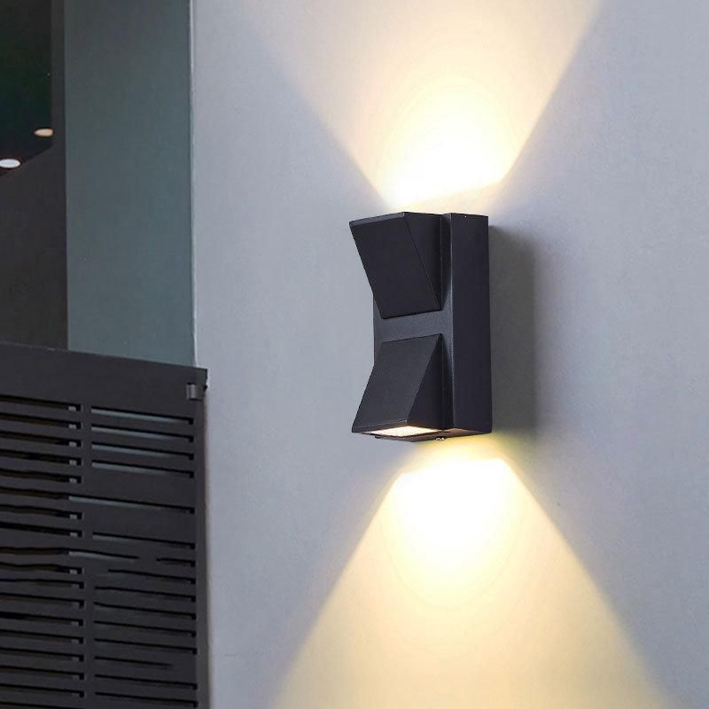 LED Outdoor Wall Lights Industrial White Black Wall Light Outside Bulkhead Light 4W 6W