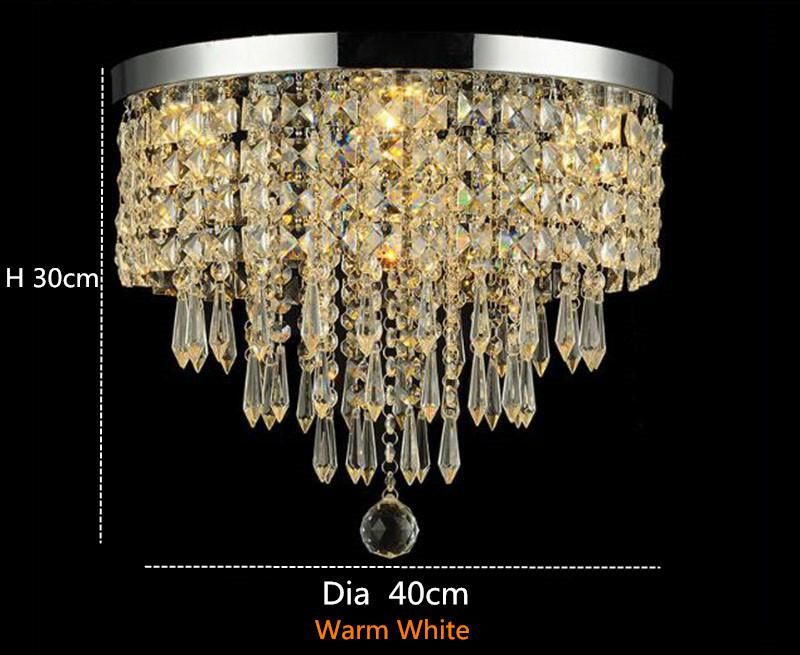 LED Round Ceiling Light with LED Brightness Corridor Gold Flushmont Lights (WH-CA-90)